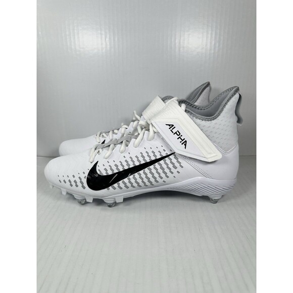 Nike Alpha Menace Pro 2 D Mid White Football Cleats 12.5 CK4277-100 Detachable main image 7
